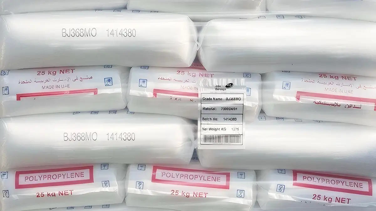 Wrap the BJ368MO on the pallet with stretch film to prevent it from falling off