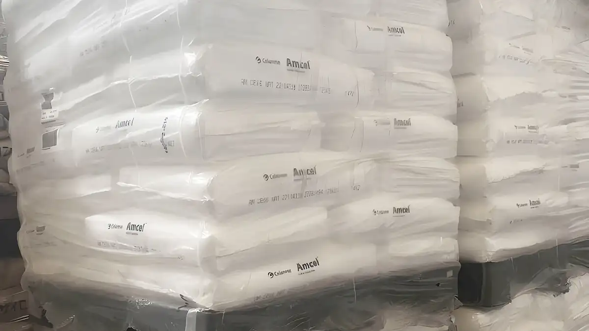 Celanese Amcel® KP30 stacked on a pallet