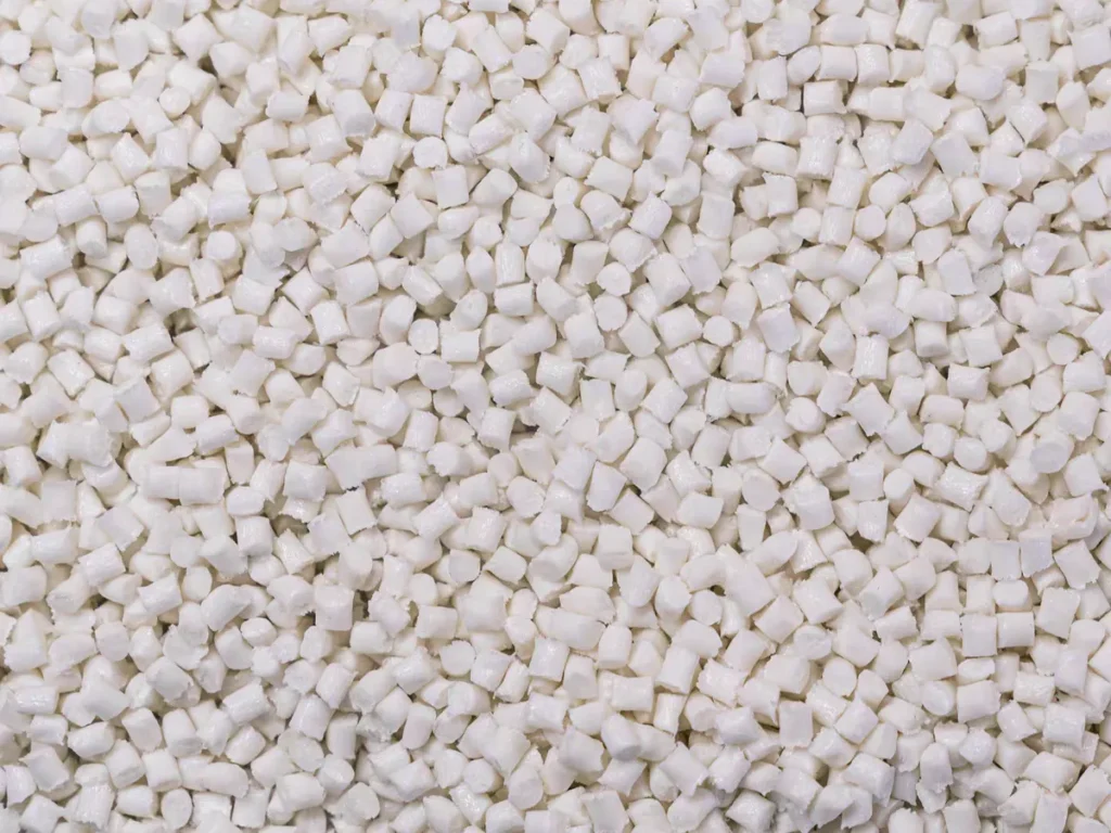 PBT polyester resin granules for high-precision electronic and automotive injection molding.