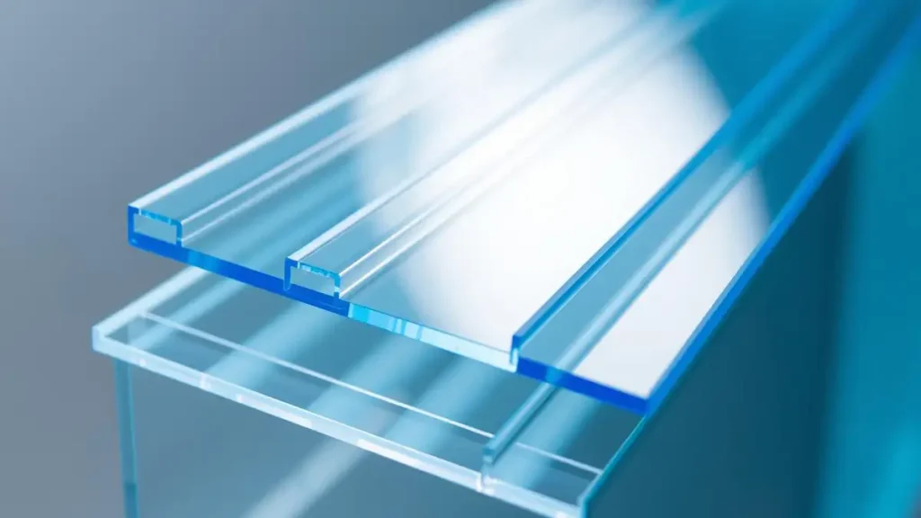 Blue - tinted PC Extruded Panels