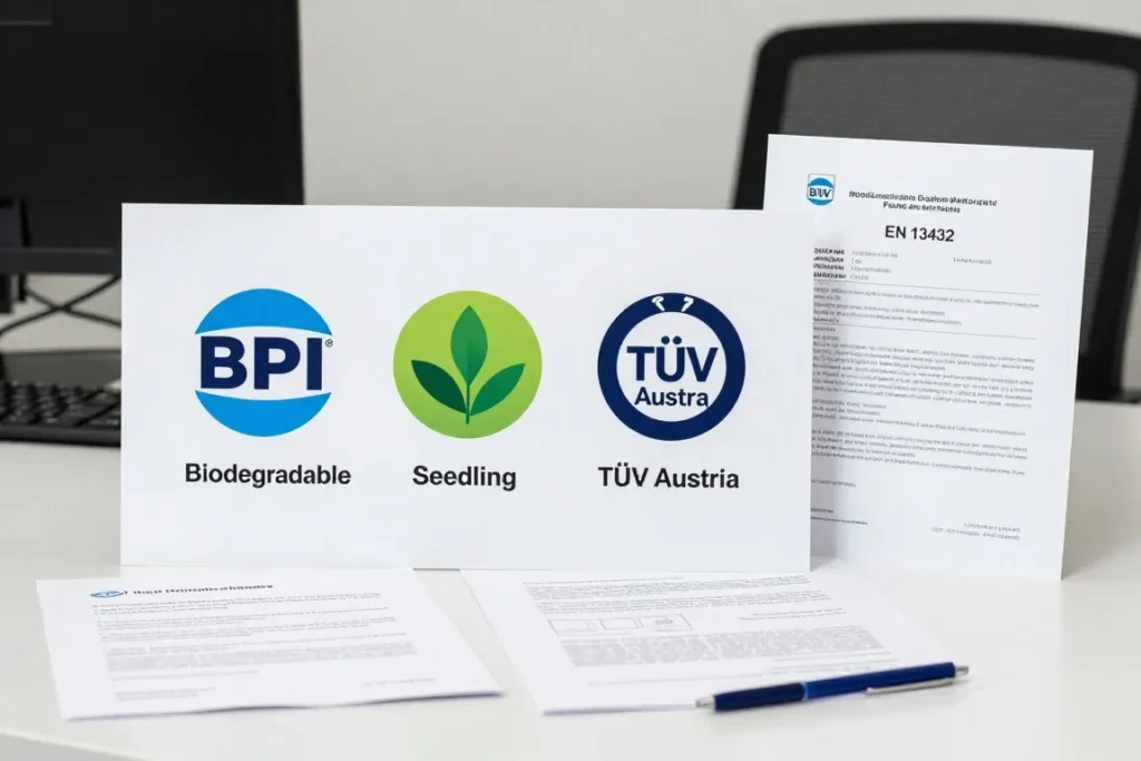 PLA Biodegradability Certifications