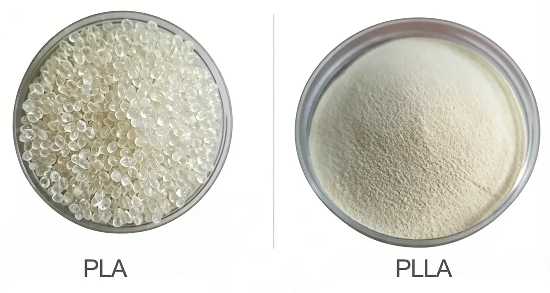 Comparison: Polylactic Acid (PLA) Pellets vs. Poly-L-lactic Acid (PLLA) Powder Formats