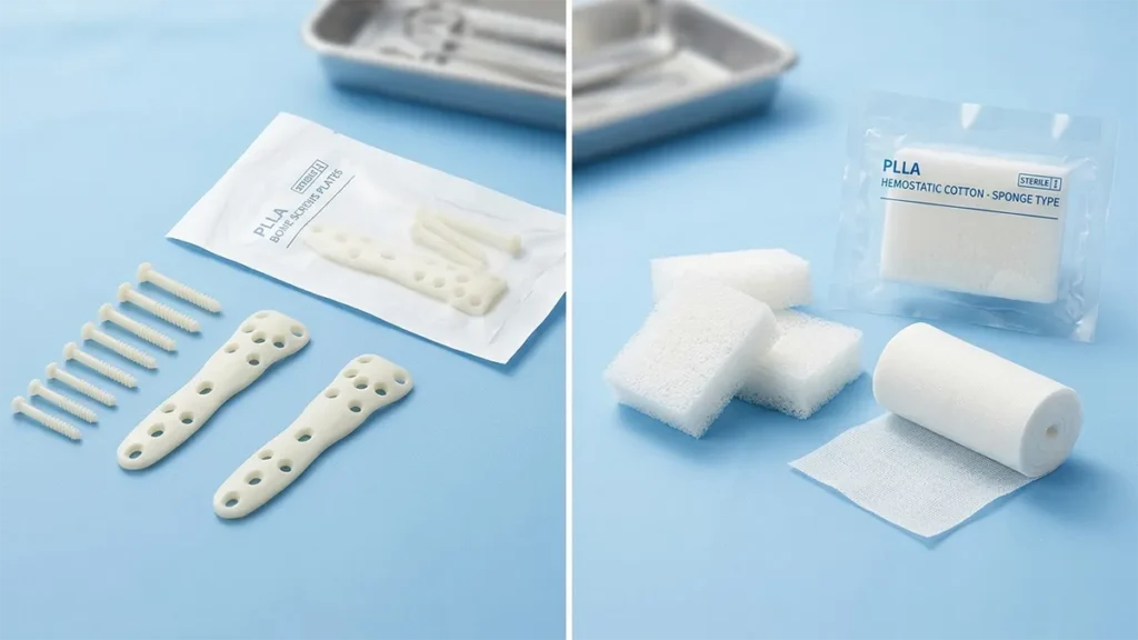 Overview of PLLA Surgical Implants and Hemostatic Aids