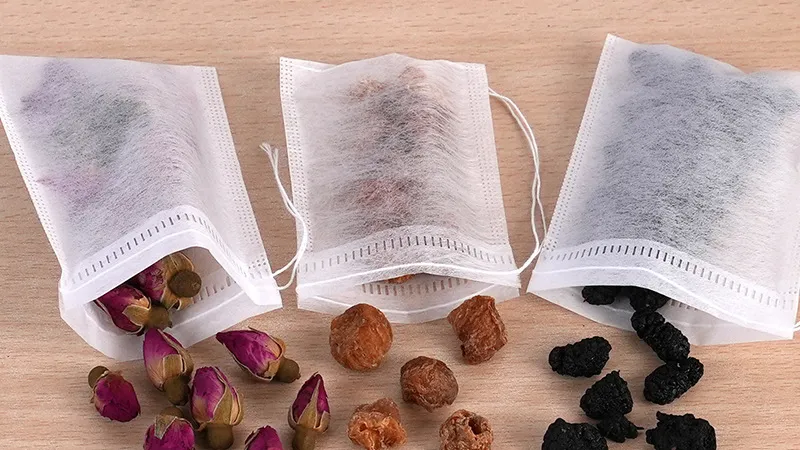 Sustainable Tea Packaging Made from Biodegradable PLLA Non-Woven Fabric