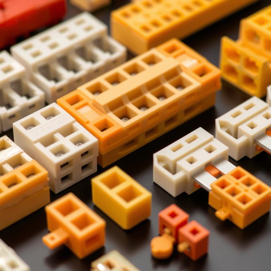 Electrical connectors and components made from Duranex 2002 PBT