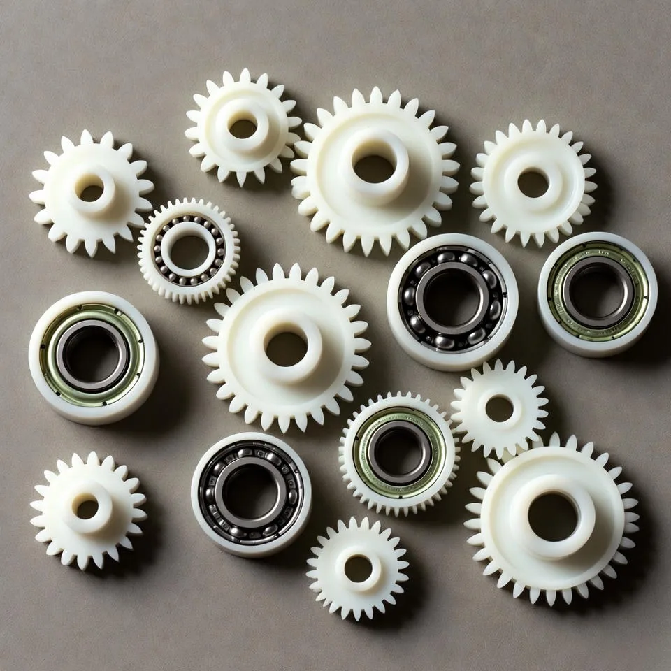 Gears and Precision Bearings from Polyketone (POK) Polymers