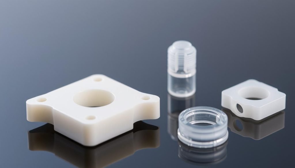 Medical device components manufactured with M270-44(POM) injection molding