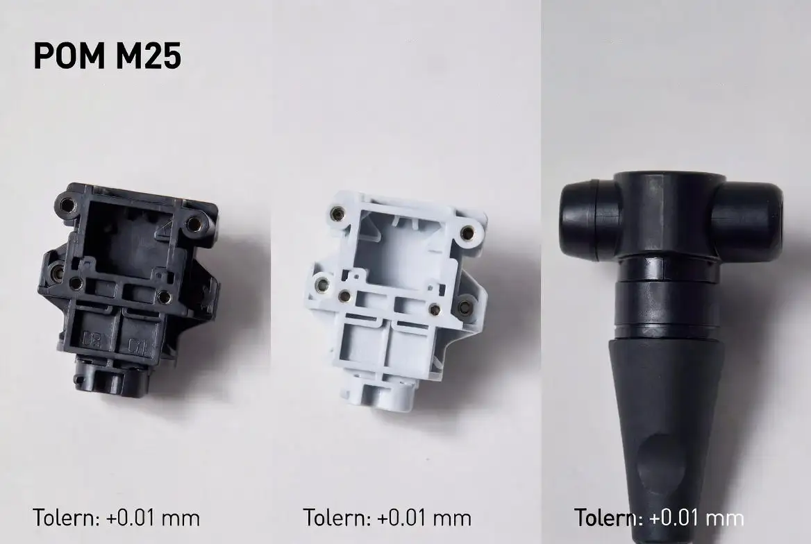 POM M25 Ultra-Precision Injection Molded Parts (Tolerance ±10 µm)