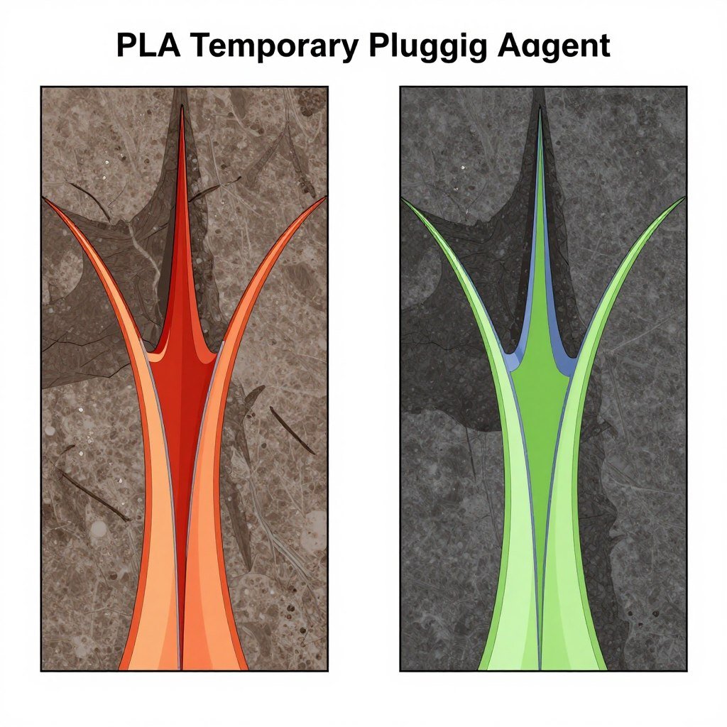 Before and after comparison of refracturing with PLA Temporary Plugging Agent