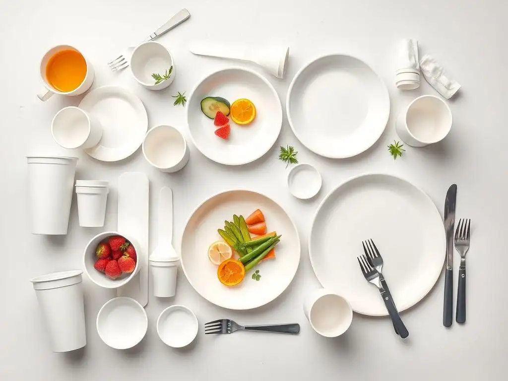 100% PHA Biodegradable Tableware Series – Cups, Plates, etc.