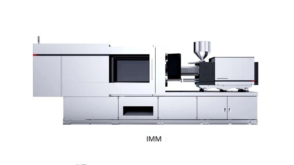 Injection molding machine (IMM) used for processing PPS materials.