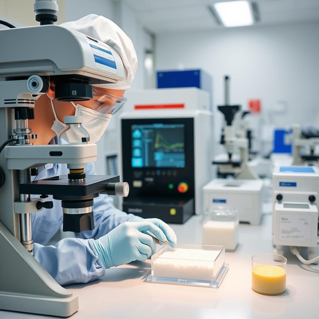 Quality control testing of Medical Grade PHA in laboratory setting