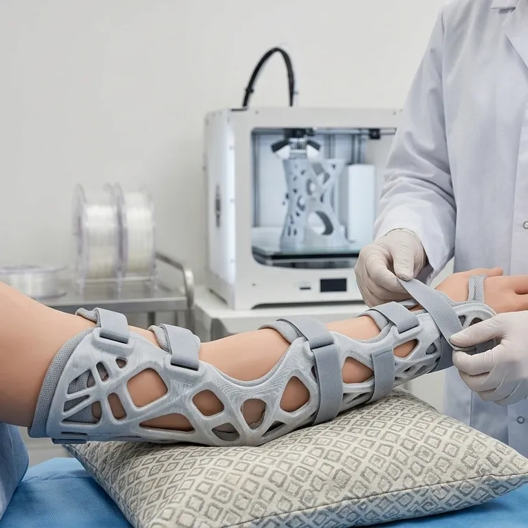 3D Printed PHA Filament Arm Splint