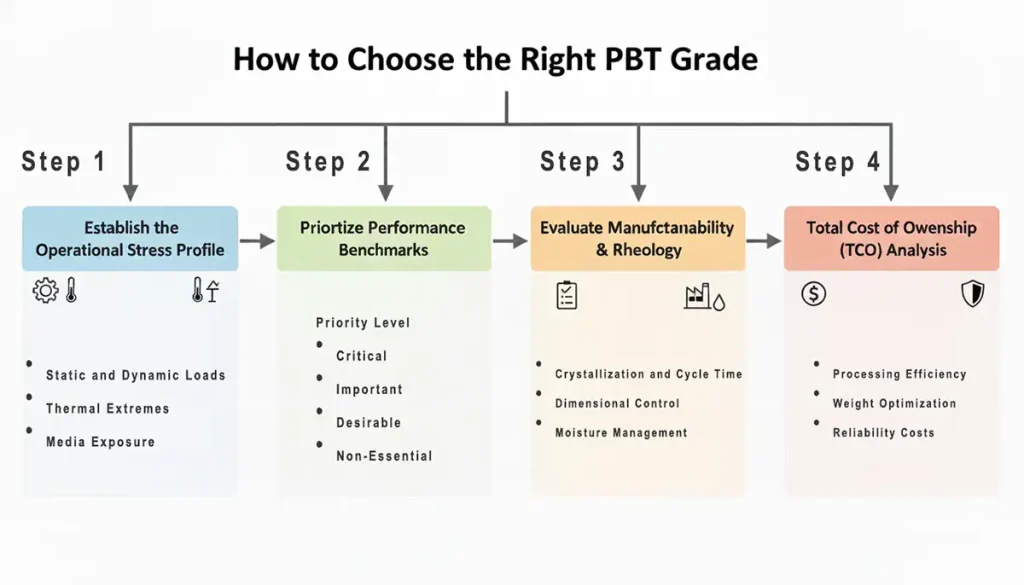 Step-by-Step Guide to Selecting the Optimal PBT Grade for Your Application