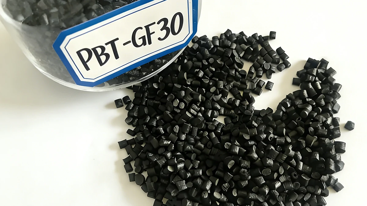 Black PBT-GF30 Granules for Industrial Use