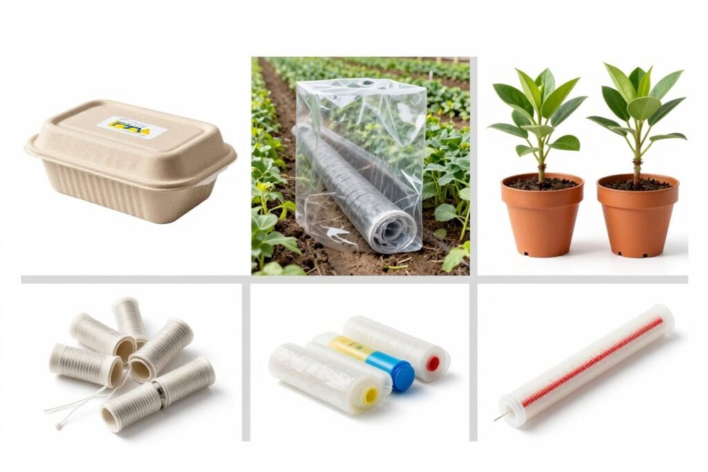 PHA bioplastic applications in food packaging, agriculture, and medical devices