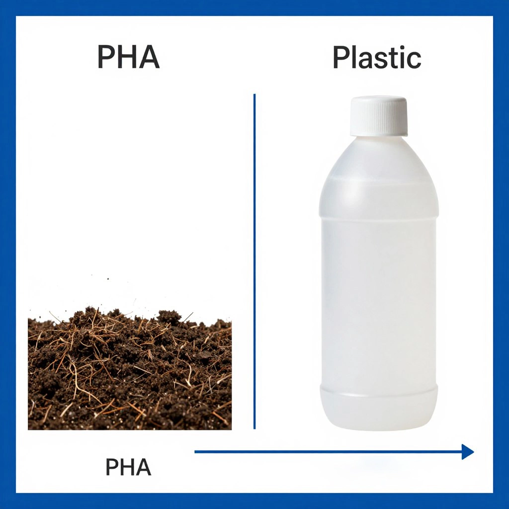 PHA Fully Degrades in Soil – Plastics Do Not