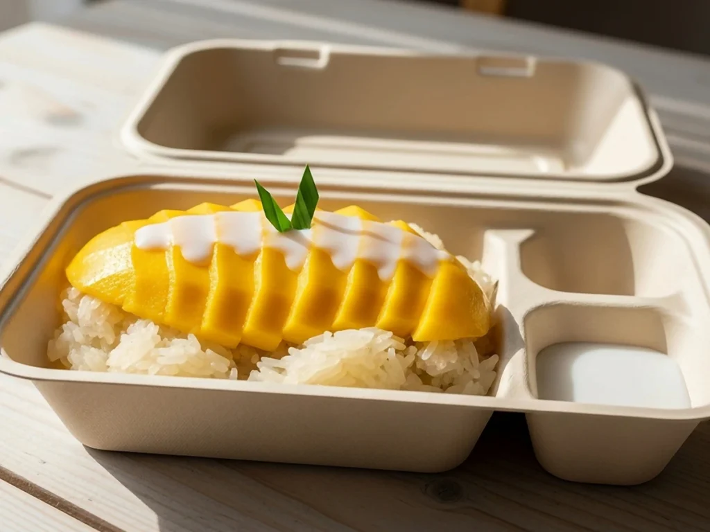 Compostable Starch-Based Tableware for Single-Use Food Packaging