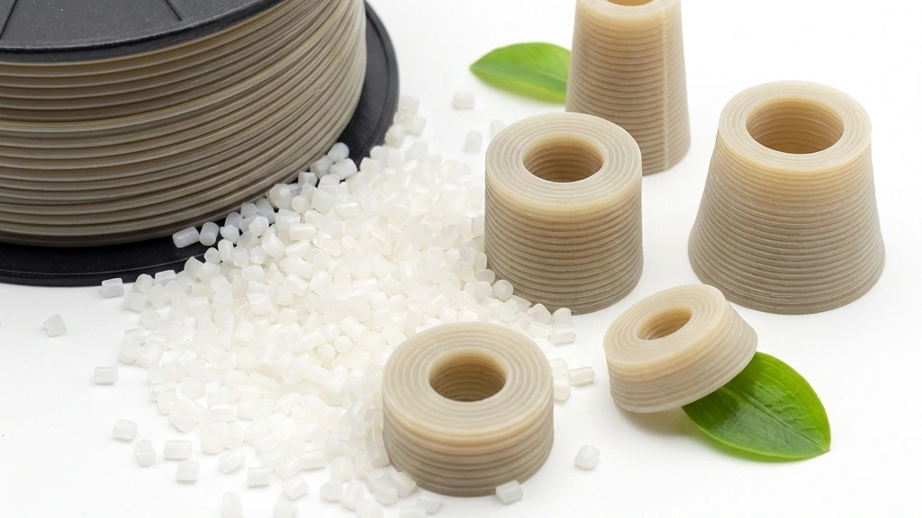 Sustainable PHA Biopolymer Resin Pellets and 3D Printed Components