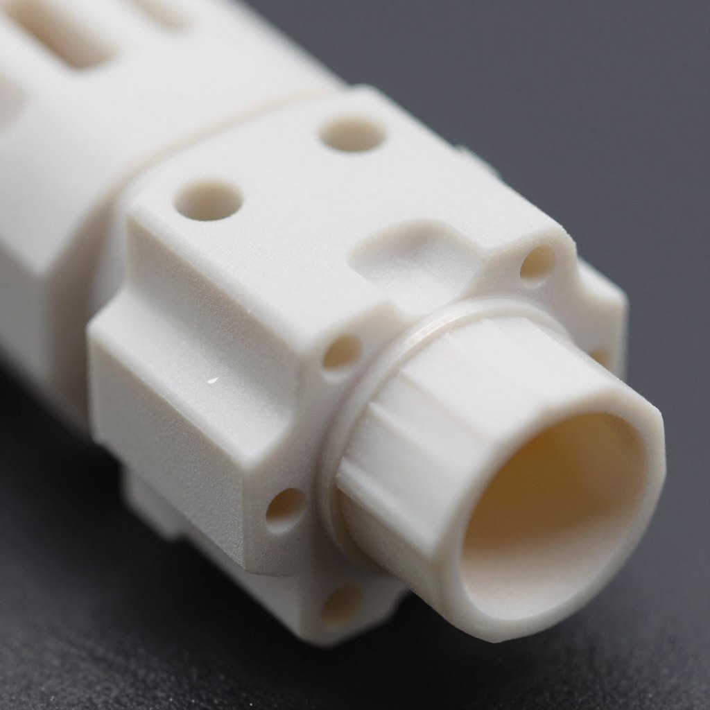Automotive electrical connector made from high-performance PBT material