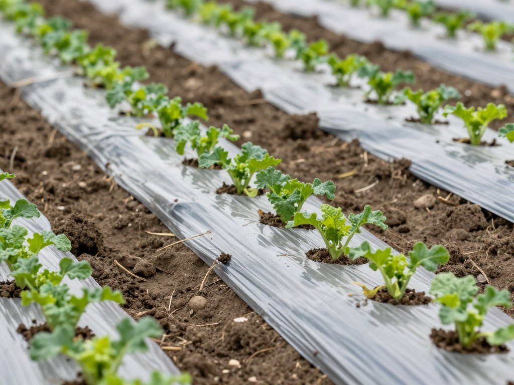 Biodegradable agricultural mulch films in field application