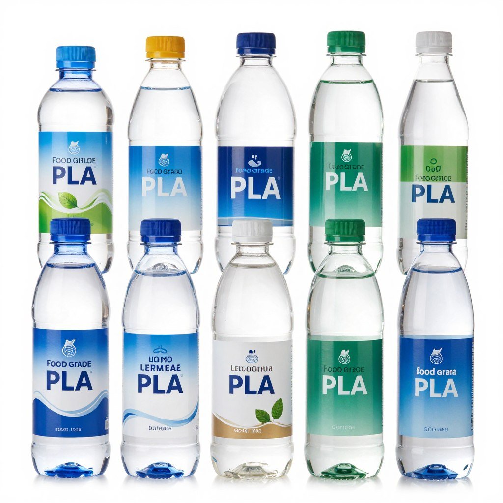 Food Grade PLA bottles for water and beverages