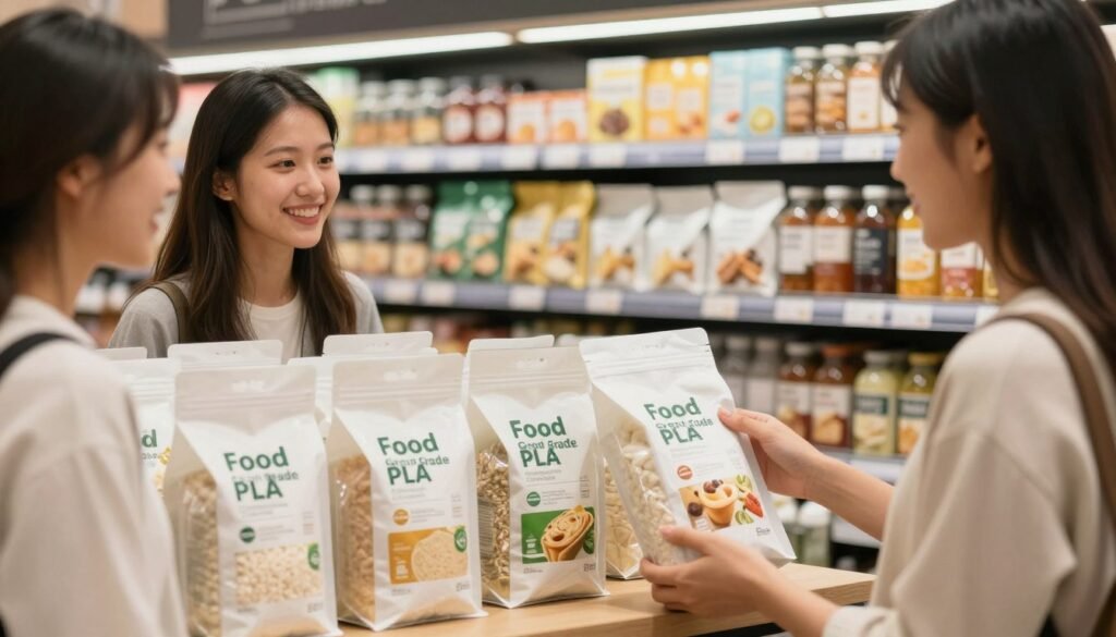 Food brand successfully using Food Grade PLA packaging with positive consumer response