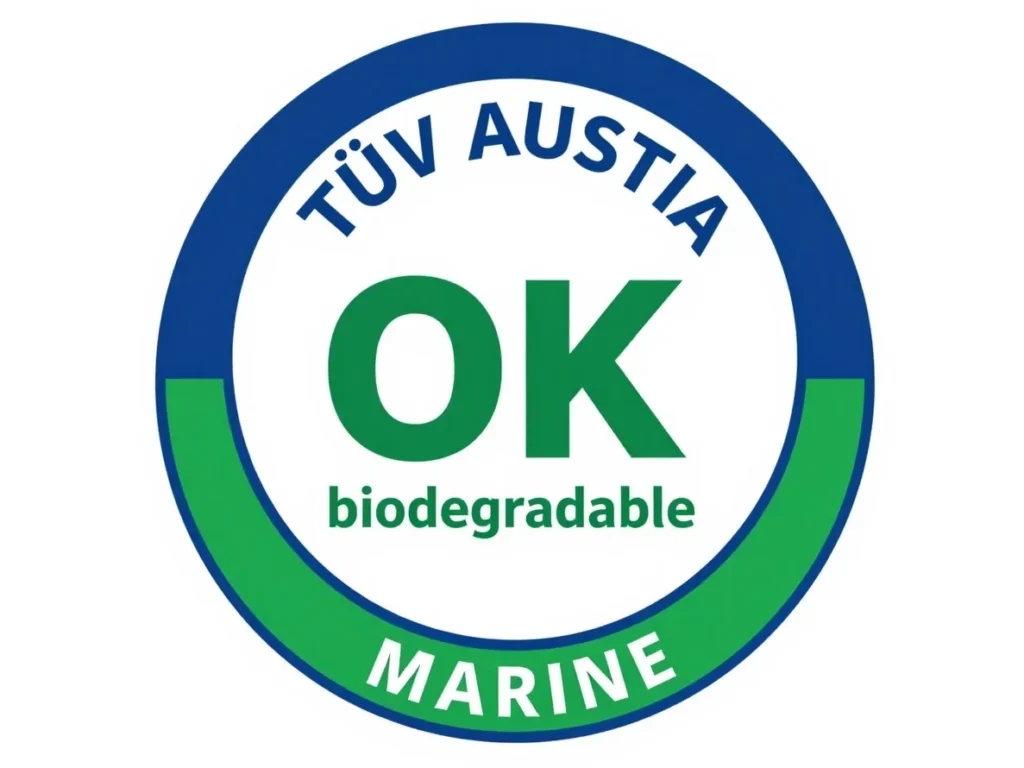 Marine biodegradability certification