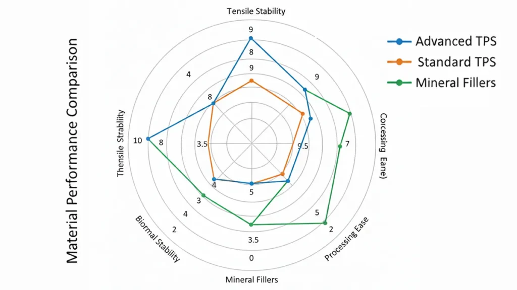 Comparative Analysis of TPS and Mineral Filler Properties