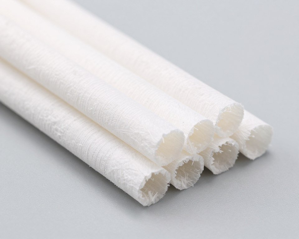 PLA cigarette filter tow material showing Y-shaped cross-section