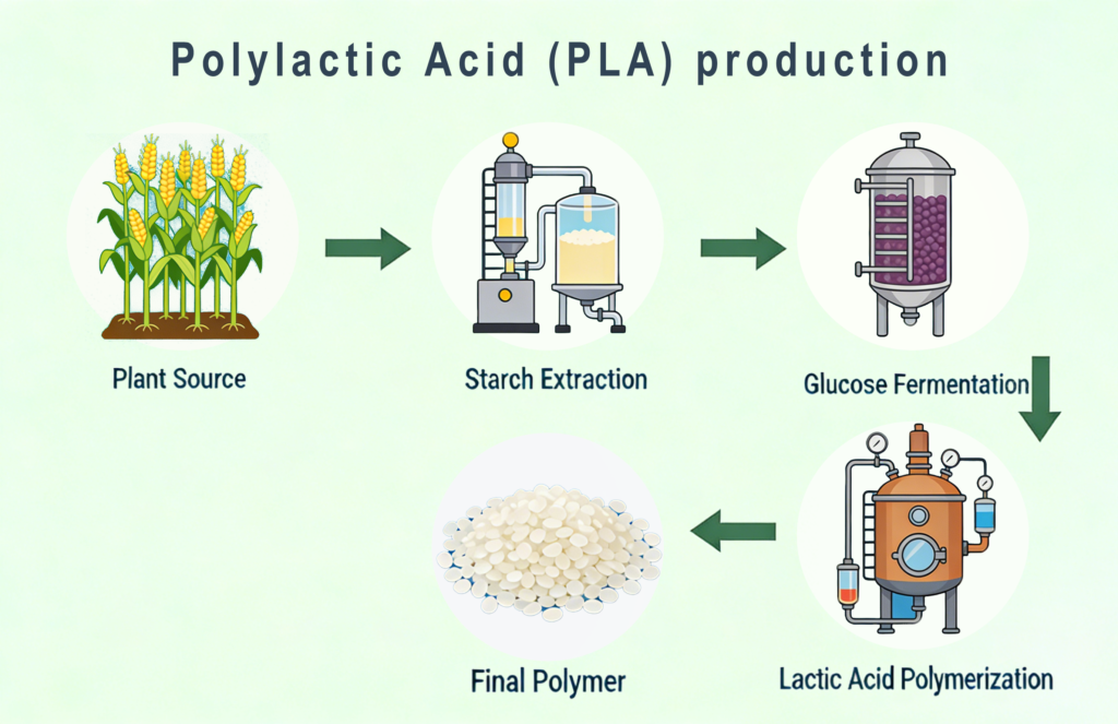 How PLA is Made: From Corn to Biodegradable Polymer