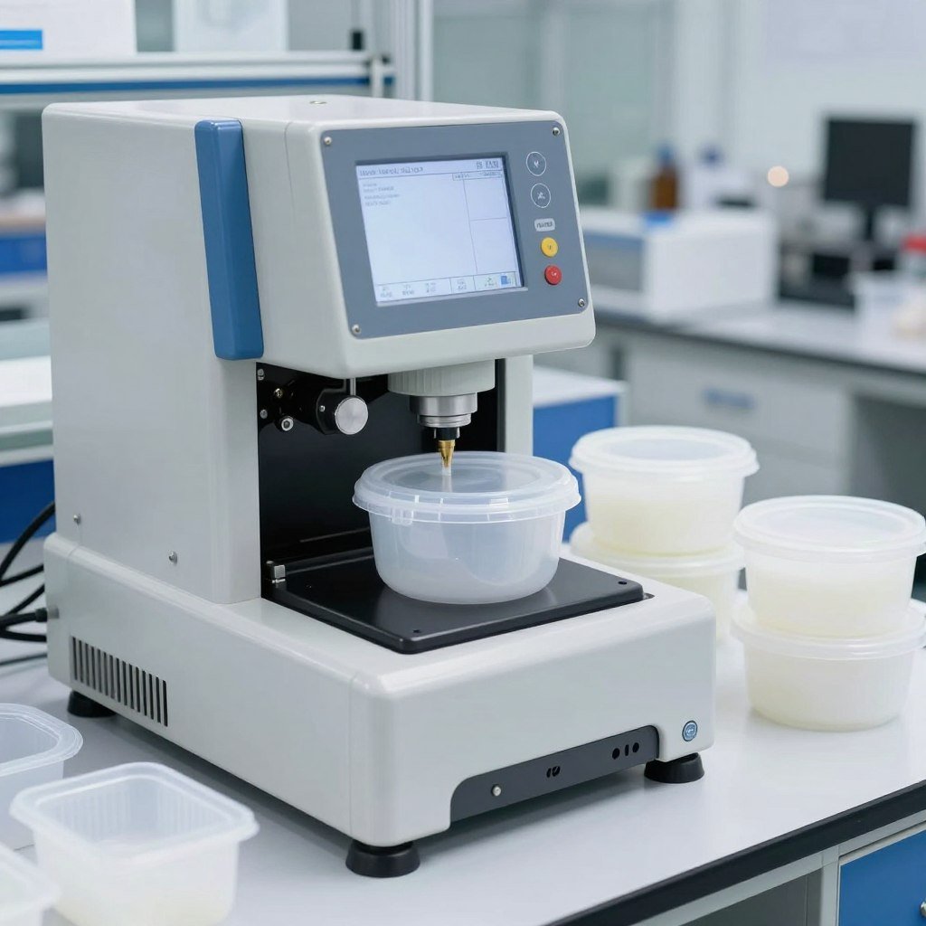 Strength testing of Food Grade PLA containers showing its rigidity and durability