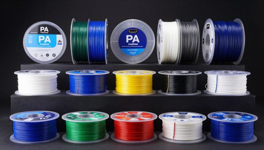 Complete range of PA nylon and PLA bioplastic products
