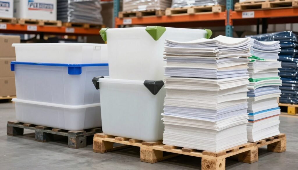 PHA bioplastic hard packaging containers for logistics