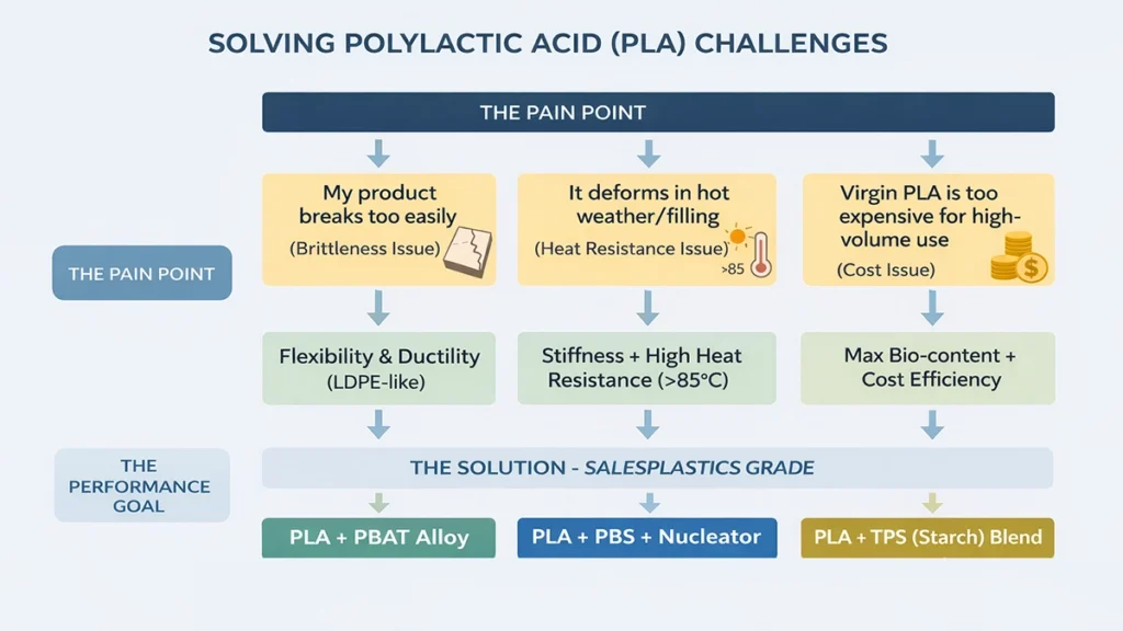 The Complete Solution for PLA Brittleness, Heat Resistance, and Cost Issues