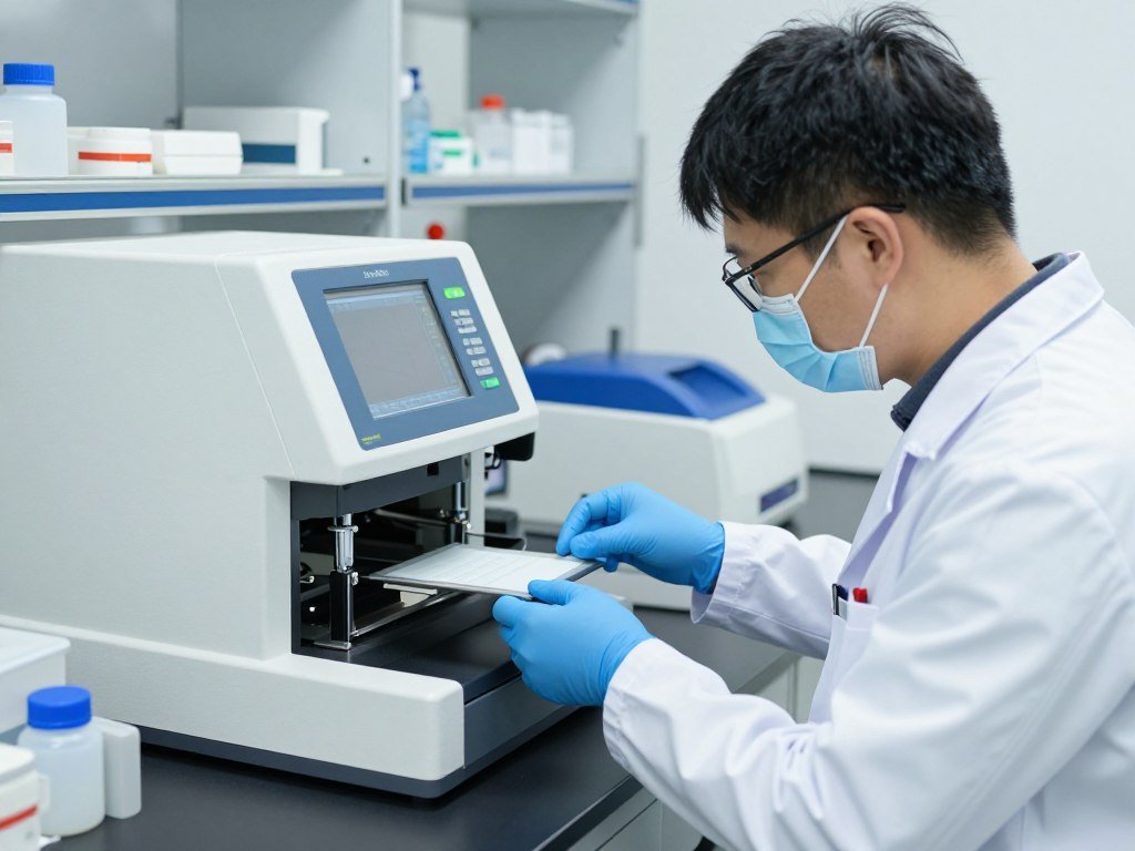 Quality testing laboratory for PHA coating performance verification