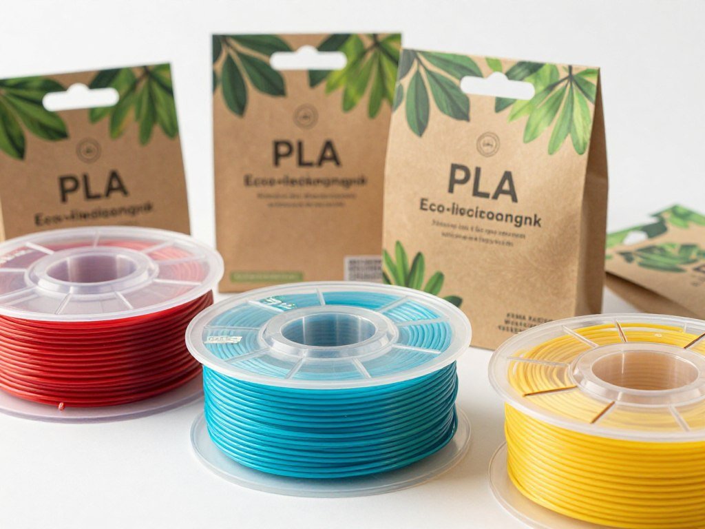 Sustainable PLA bioplastic filament products