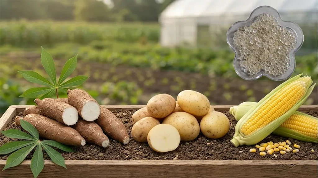 Cassava, Potato, and Corn as Starch-Based Polymer Sources