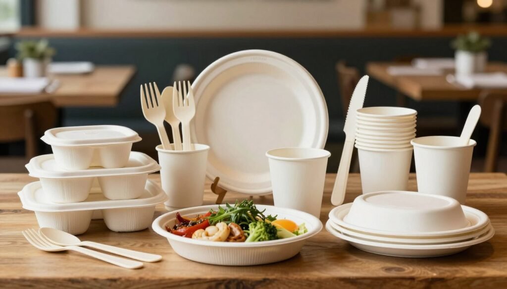 TPS foodservice disposable cutlery containers takeaway packaging