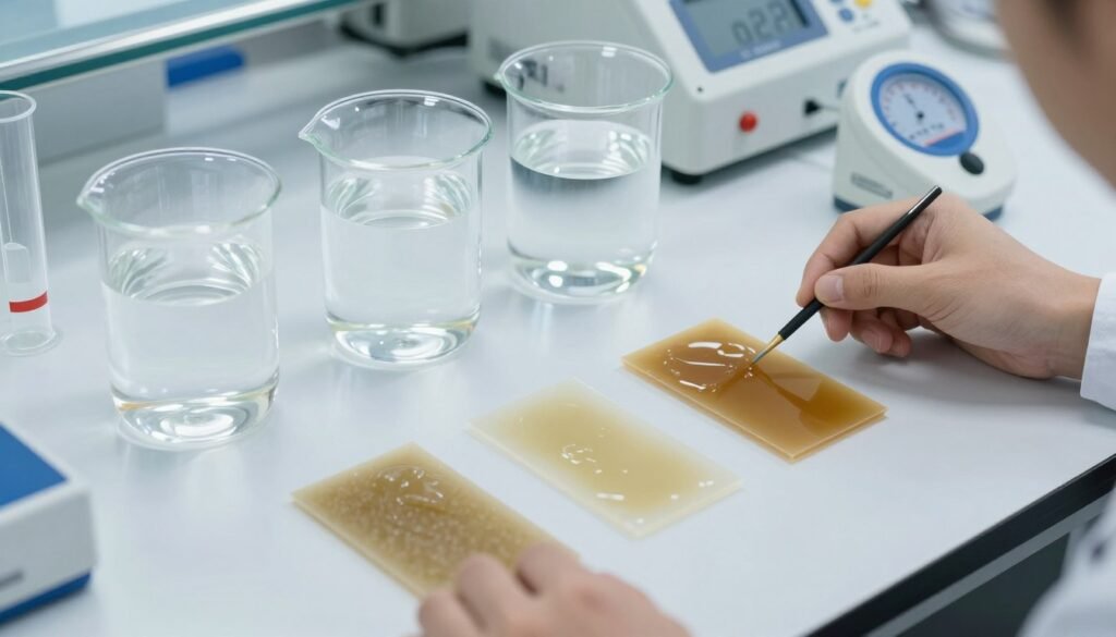 TPS moisture sensitivity water absorption testing laboratory analysis
