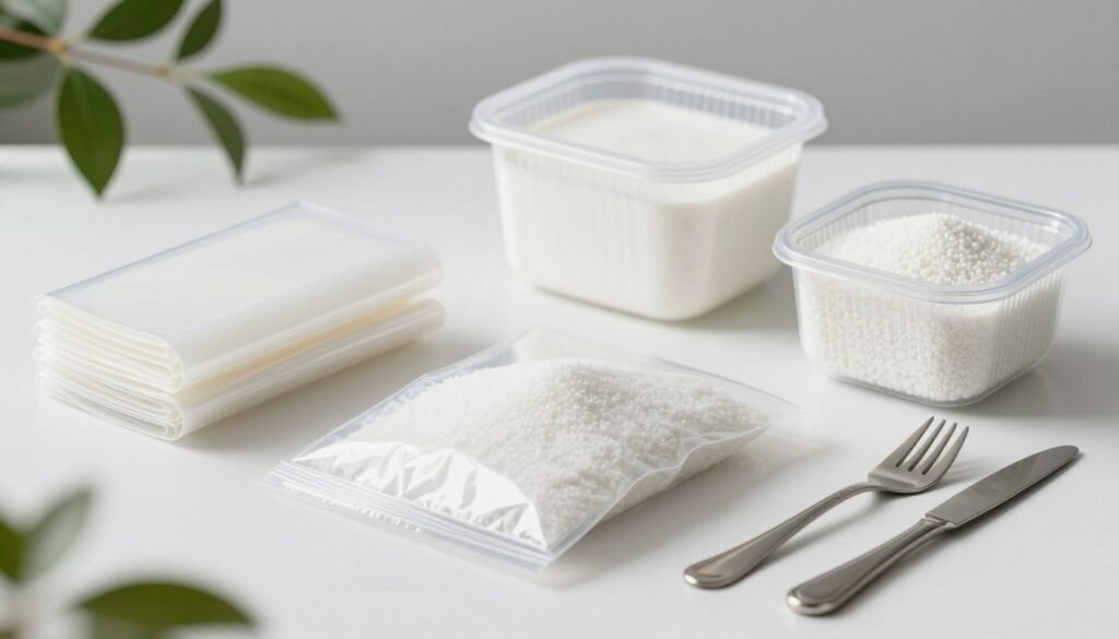 Thermoplastic Starch TPS biodegradable food packaging materials