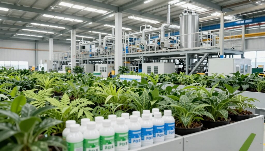 sustainable manufacturing future with bioplastic materials