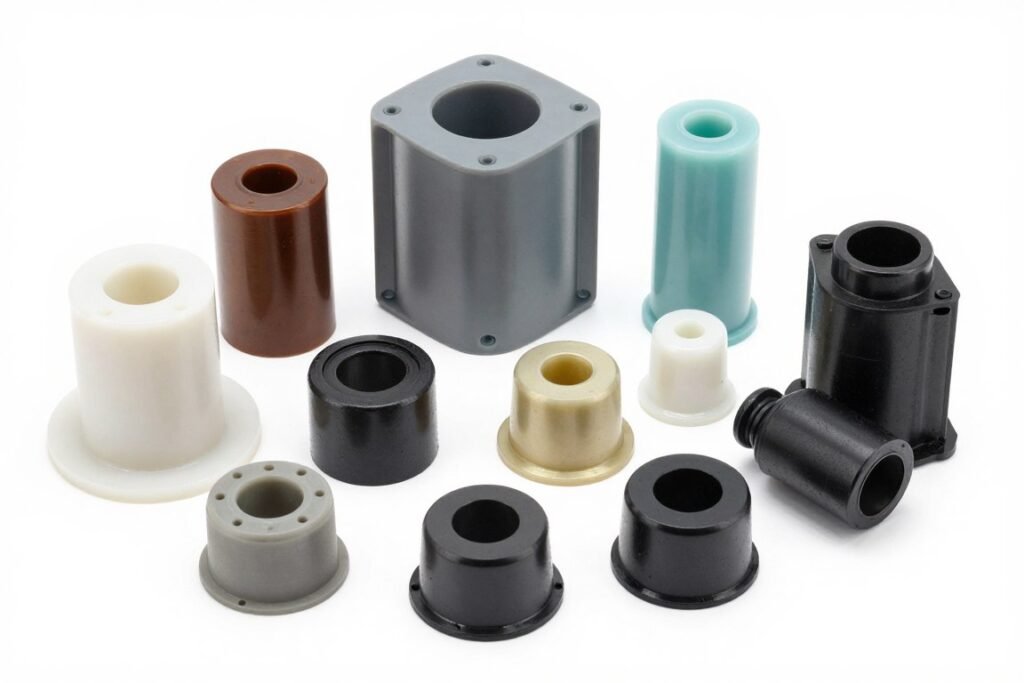 ABS plastic parts showing heat resistance and processing quality