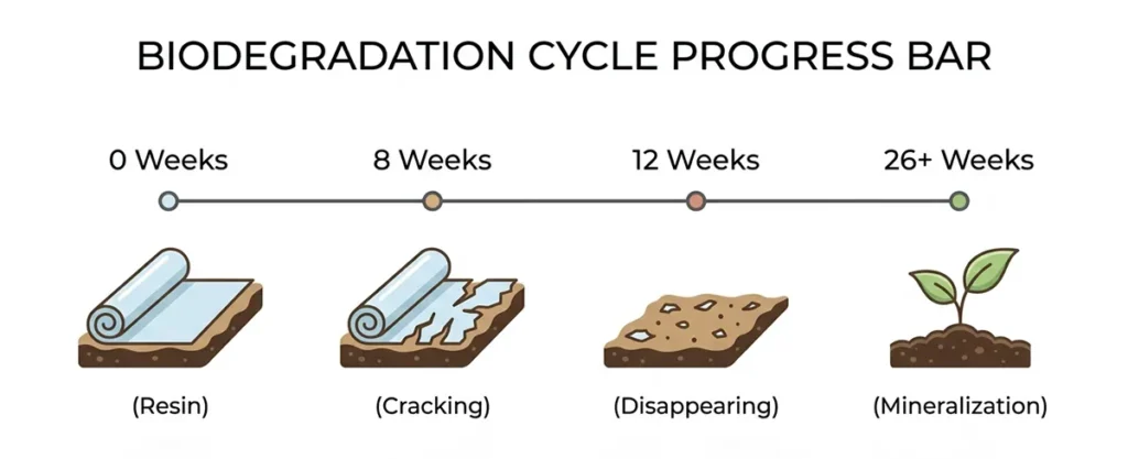 PBAT Degradation Cycle Progress Bar