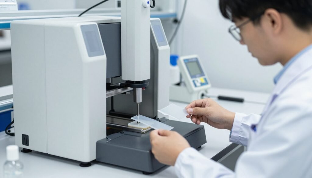 Polypropylene (PP) material properties testing in laboratory setting