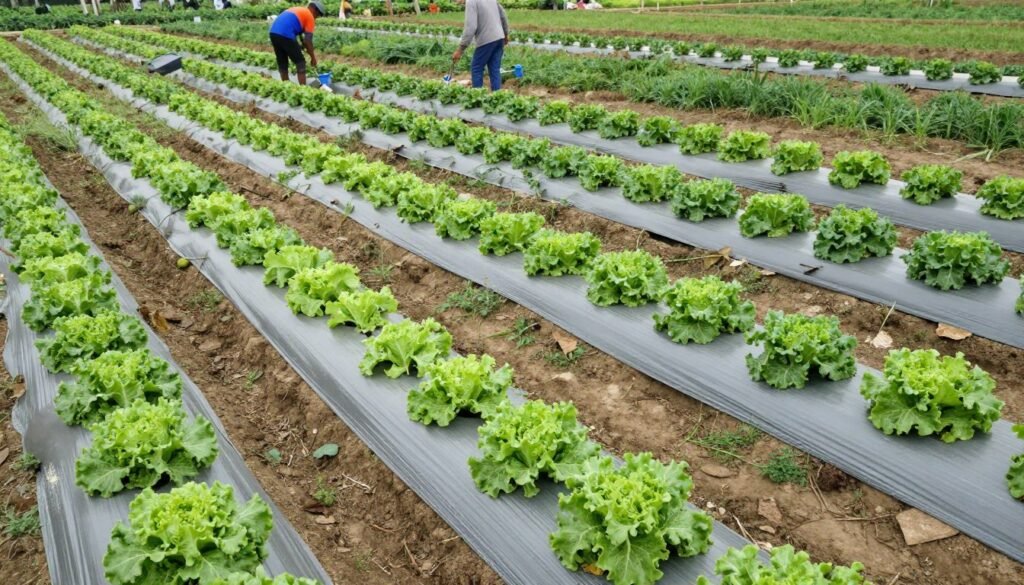 biodegradable mulch film application in agricultural field
