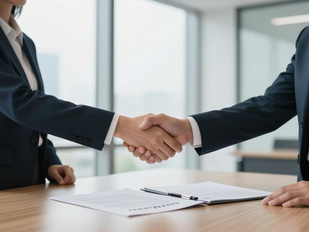 business partnership meeting