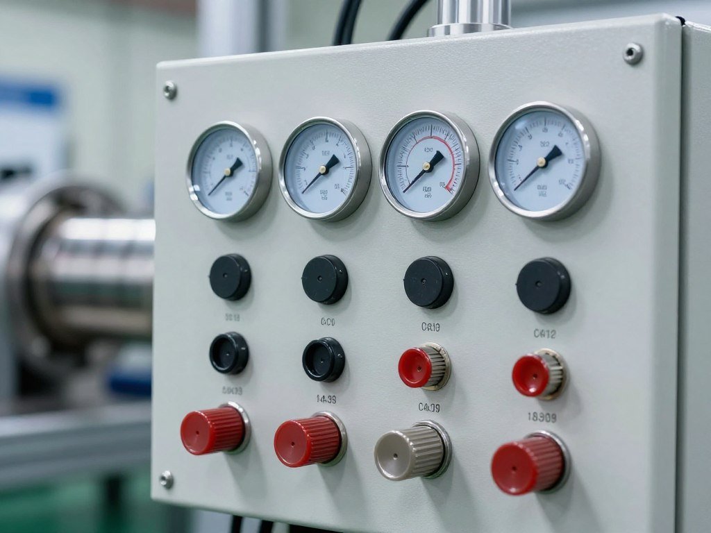 temperature control system for plastic extrusion process
