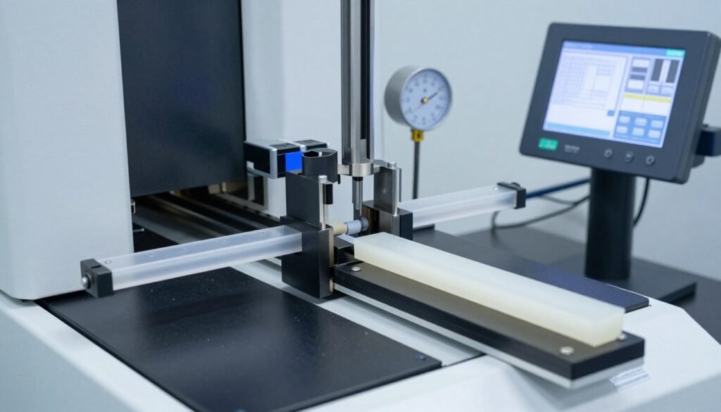 tensile strength testing of thermoplastic starch and traditional plastic specimens