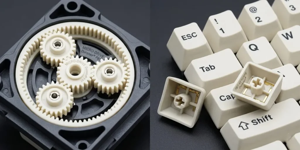 Showcasing Duranex® PBT: From Precision Gears to Keyboards
